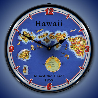 State of Hawaii LED Clock