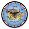 State of Iowa LED Clock