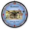 State of Kansas LED Clock