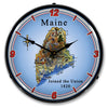 State of Maine LED Clock