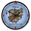 State of Ohio LED Clock