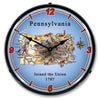 State of Pennsylvania LED Clock