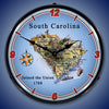 State of South Carolina LED Clock