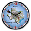 State of Texas LED Clock