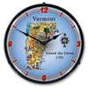 State of Vermont LED Clock
