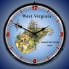 State of West Virginia LED Clock