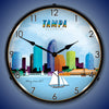 Tampa City Skyline LED Clock