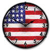 USA Flag LED Clock