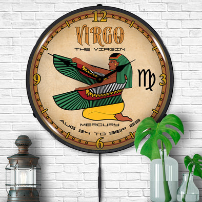 Virgo Zodiac LED Clock