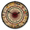 Zodiac Astrological Chart 1 LED Clock