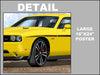 Detailed view of 2012 Dodge Challenger SRT Yellow Jacket Art Print