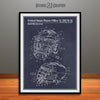 2004 Lacrosse Helmet Patent Print Blackboard