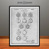 1933 Lacrosse Balls Patent Print Gray