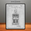 1921 Carrier Refrigerating System Patent Print Gray