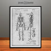 1959 Anatomical Skeleton Patent Print Gray