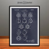 1933 Lacrosse Balls Patent Print Blackboard
