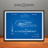 1936 Pontiac Hood Ornament Patent Print  Blueprint