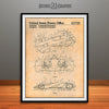 2012 Ferrari Formula One Racing Car Patent Print Antique Paper
