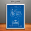 1895 Selden Road Engine Patent Print Blueprint