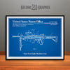 1992 Israeli Dual Feed Light Machine Gun Patent Print Blueprint