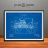 1895 Duryea Road Vehicle Patent Print Blueprint