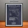 1985 Glock Automatic Pistol Patent Print Blackboard