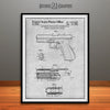 1985 Glock Automatic Pistol Patent Print Gray