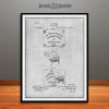 1891 Ouija Board Patent Print Gray