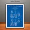 1960 Mr. Machine Mechanical Toy Robot Patent Print Blueprint