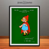 1934 Walt Disney Little Red Riding Hood Colorized Patent Print Green