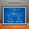 1966 George Barris Batmobile Patent Print Blueprint