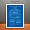 1955 Chevrolet Nomad Wagon Patent Print Blueprint