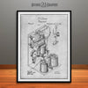 1869 Thomas Edison Telegraph Gray Patent Print