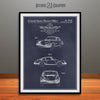 1964 Porsche 911 Carrera Patent Print Blackboard