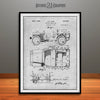 1941 Jeep Military Vehicle Patent Print Gray