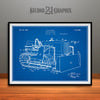 1934 Earth Moving Bulldozer Patent Print Blueprint