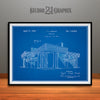 1938 Frank Lloyd Wright House Dwelling Patent Print Blueprint