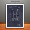 1959 Wernher Von Braun Rocket Propelled Missile Patent Print Blackboard