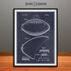 1936 Reach Football Patent Print Blackboard