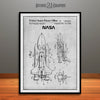 1975 Space Shuttle Patent Print Gray