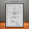 1934 Lockheed Model 10 Electra Airliner Patent Antique Gray