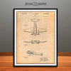 1934 Lockheed Model 10 Electra Airliner Patent Antique Paper