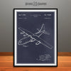1953 Lockheed C-130 Hercules Transport Aircraft Patent Print Blackboard