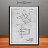 1943 Howard Hughes Military Aircraft Patent Print Gray