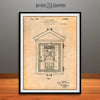 1922 Fire Signal Box Patent Print Antique Paper