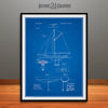 1901 Schoenhut Sailboat Patent Print Blueprint