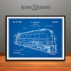 1937 Jabelmann Locomotive Patent Print Blueprint
