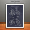 1968 Stingray Bicycle Patent Print Blackboard