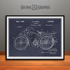 1936 Elgin Bluebird Bicycle Patent Print Blackboard