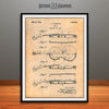 1921 Violin Patent Print Antique Paper